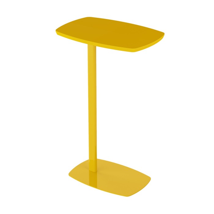 Стол журнальный «Дей колор», 280х420х675 мм, цвет жёлтый стол журнальный дей колор 280х420х675 мм цвет жёлтый