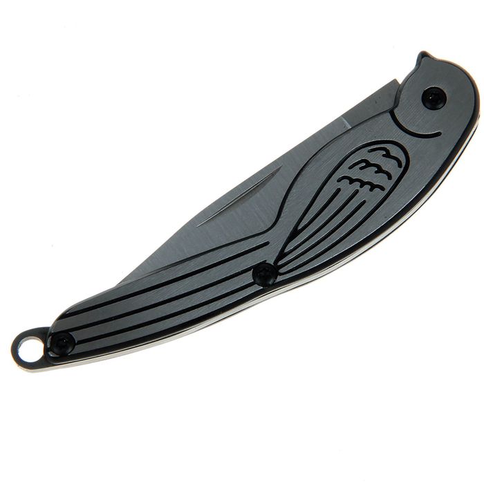 Нож складной неавтоматический, рукоять в форме птицы