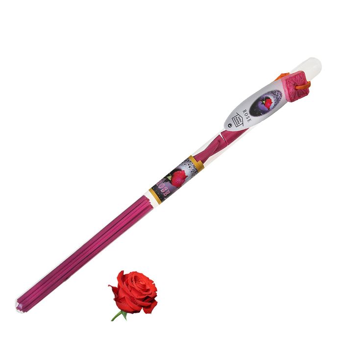 Набор благовоний &quot;Коллекция&quot;: 16 аромапалочек, 8 конусов, подставка, аромат роза