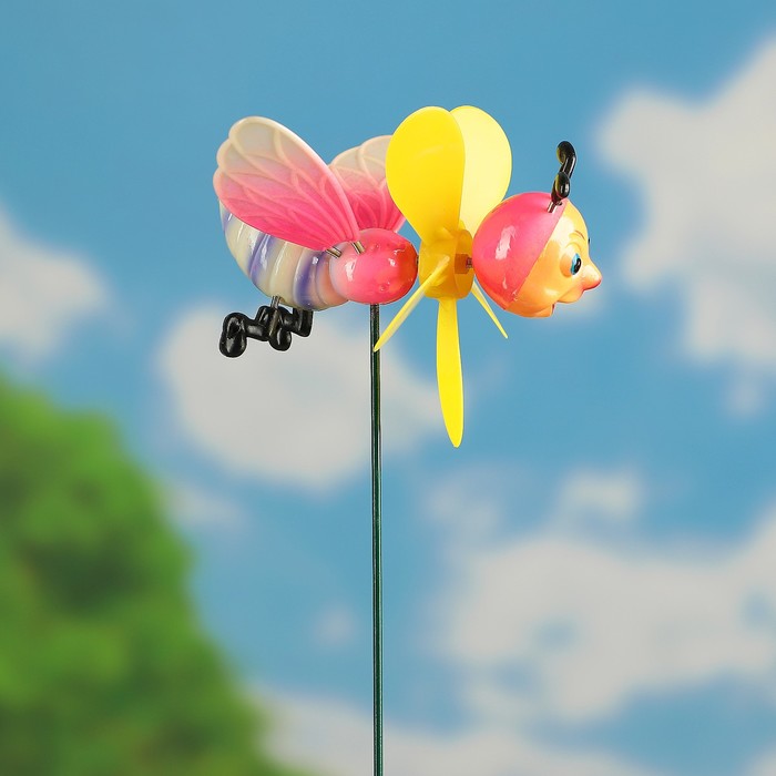 Декоративный штекер "Пчёлка" с пропеллером, микс