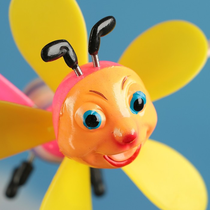 Декоративный штекер "Пчёлка" с пропеллером, микс