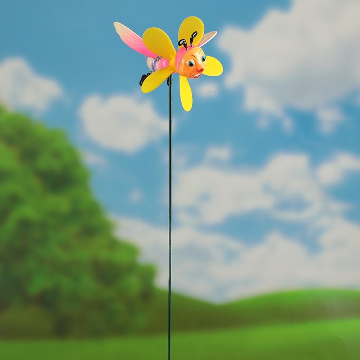 Декоративный штекер "Пчёлка" с пропеллером, микс