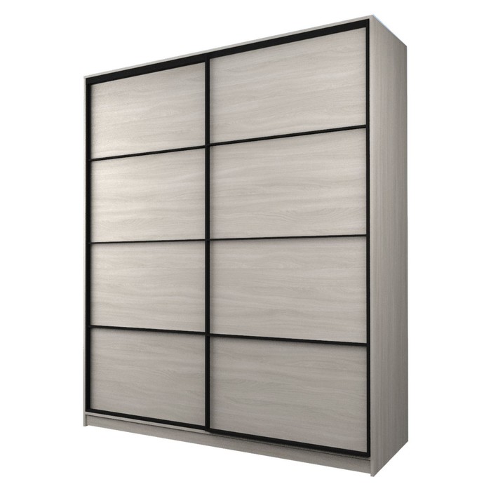

Шкаф-купе 2-х дверный Max 2/11, 2200×600×2300 мм, цвет ясень шимо светлый