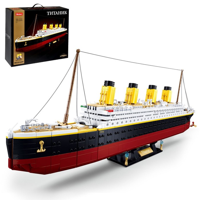 Конструктор Модельки «Титаник», масштаб 1:350, 2401 деталь конструктор 960 деталей rms титаник 1 450 executive edition