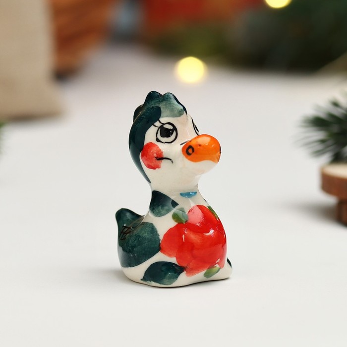 

Сувенир "Дракон Кроха", цветной, 4 х 5,5см, гжель
