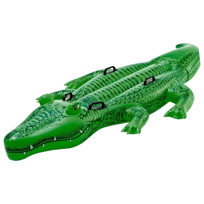 Игрушка для плавания «Аллигатор», с ручками, 203 х 114 см, от 3 лет, 58562NP INTEX игрушка для плавания крокодил 168 х 86 см от 3 лет 58546np intex