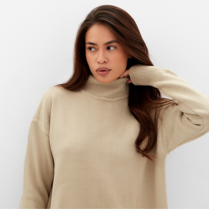 фото Свитер женский mist бежевый, р. s (40-42)