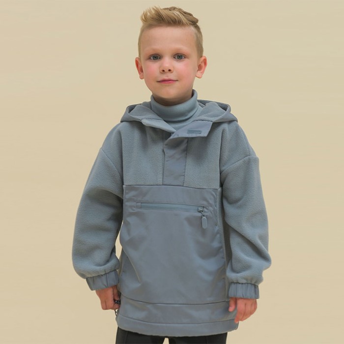 Куртка для мальчиков, рост 86 см, цвет серый