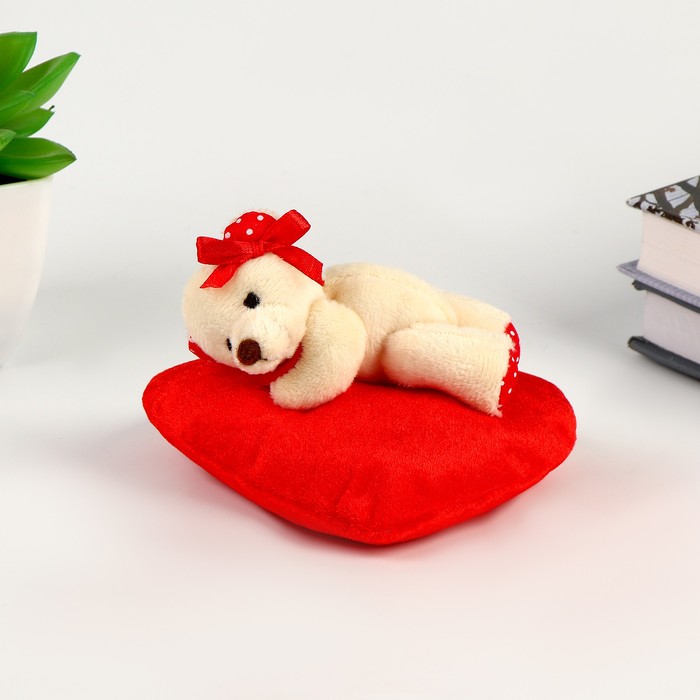 Мягкая игрушка «Медведь на сердце», виды МИКС