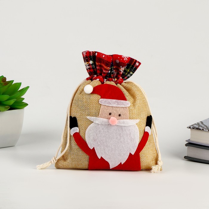 Мешок для подарков «Дед Мороз» printio тарелка квадратная дед мороз с горой подарков