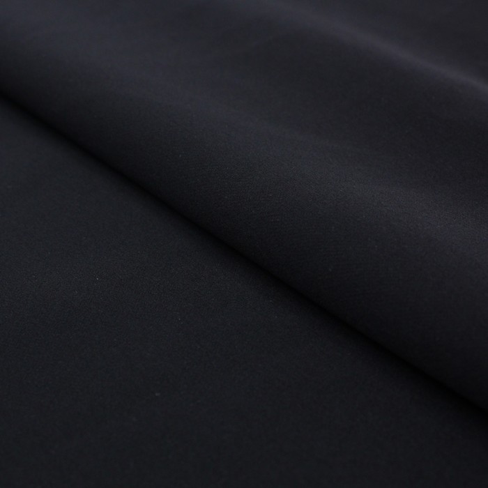 

Ткань костюмная Fine Twill бистрейч, ширина 140 см, цвет чёрный