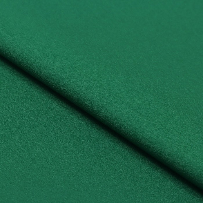 фото Ткань плательная стрейч, ширина 150 см, цвет тёмно-зелёный