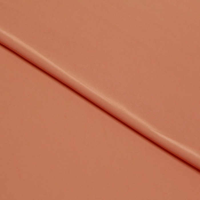 Ткань плательная сатин, стрейч, ширина 150 см, цвет персиковый
