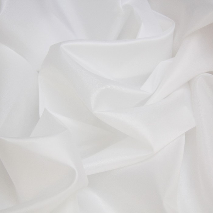 Ткань подкладочная, ширина 150 см, цвет белый ткань плащевая oxford гладкокрашенная ширина 150 см цвет чёрный