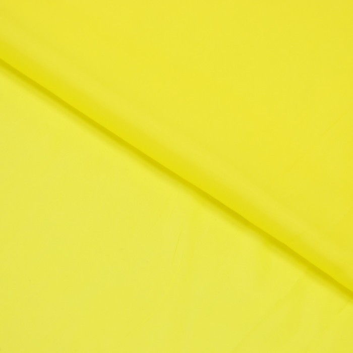 Ткань подкладочная полиэстер, ширина 150 см, цвет жёлтый ткань плащевая dewspo milky гладкокрашенная ширина pu 150 см цвет красный