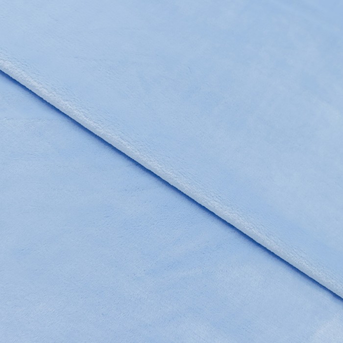 

Трикотаж костюмный, велсофт, ширина 160 см, цвет голубой