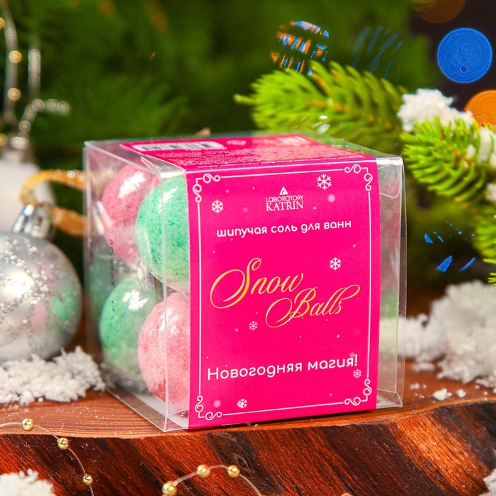 

Набор бомбочек для ванн Snow balls "новогодняя магия", 160 г