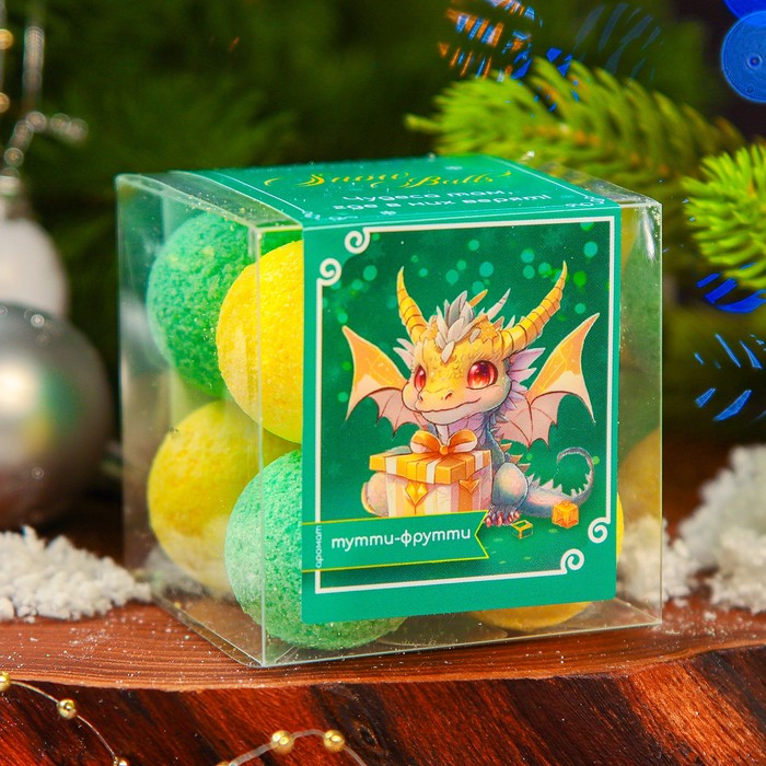 

Набор бомбочек для ванн Snow balls "чудеса там, где в них верят", 160 г
