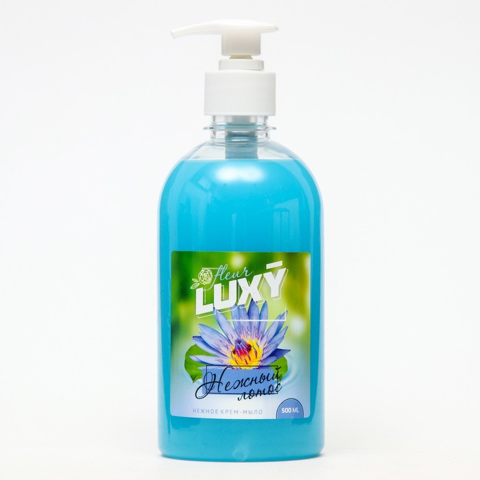 

Крем-мыло жидкое Luxy Fleur с дозатором нежный лотос, 500 мл