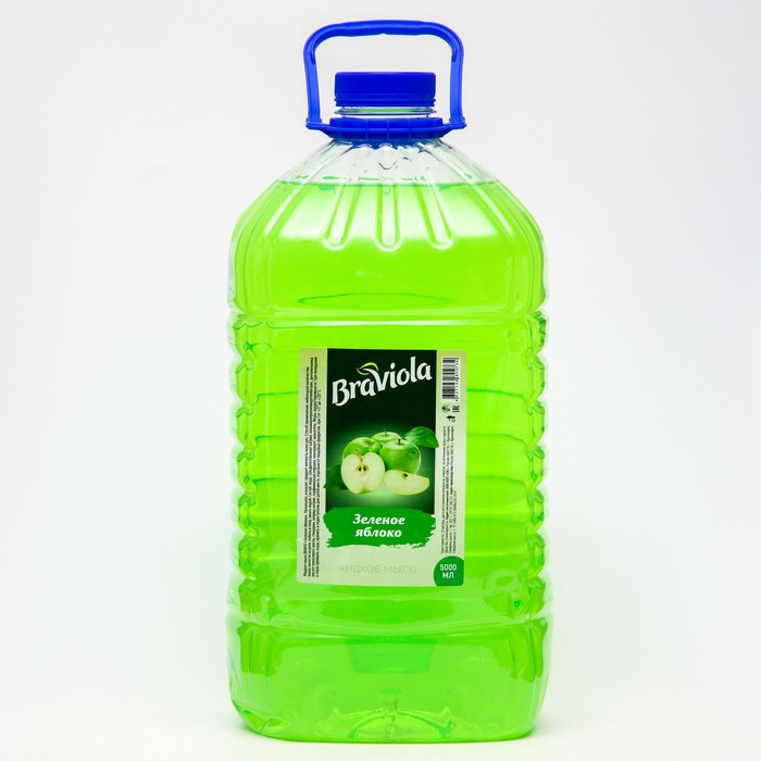 

Мыло жидкое Braviola Зеленое яблоко ПЭТ, 5 л