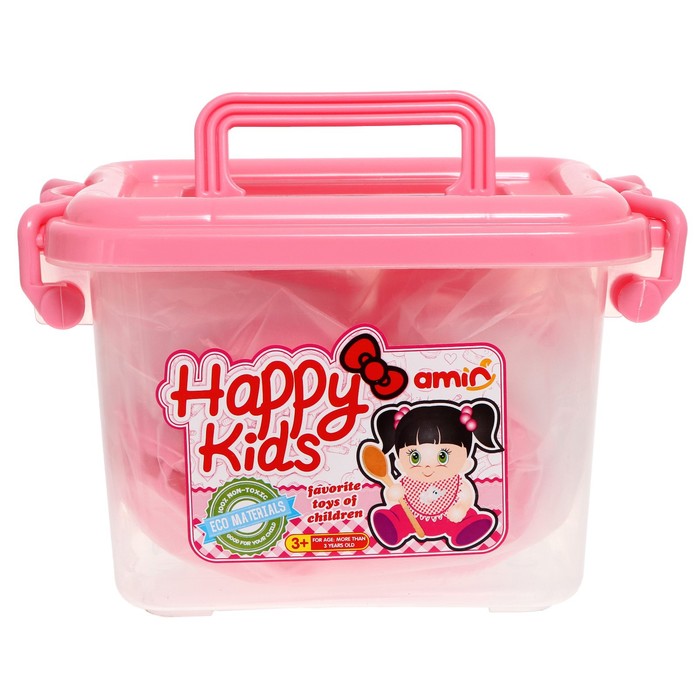 фото Набор игровой посуды, в контейнере №2 amin