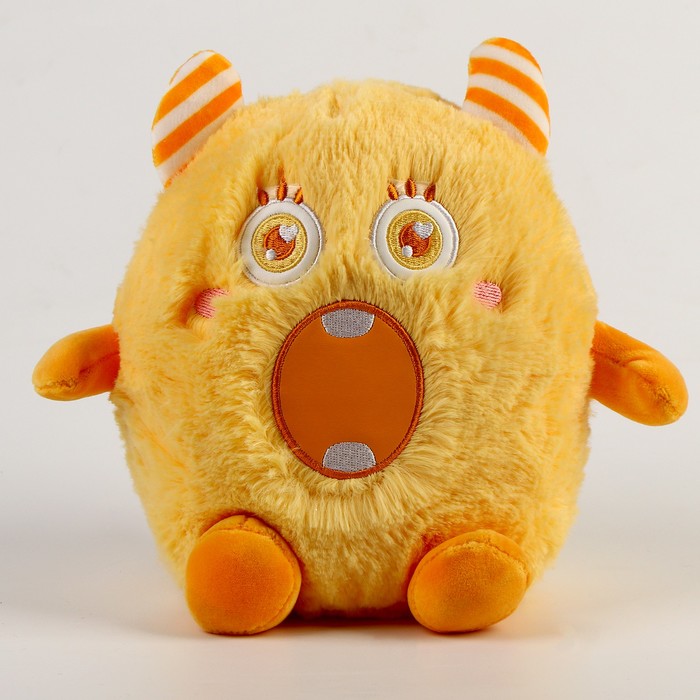 цена Мягкая игрушка «Монстрик», 19 см, цвет жёлтый
