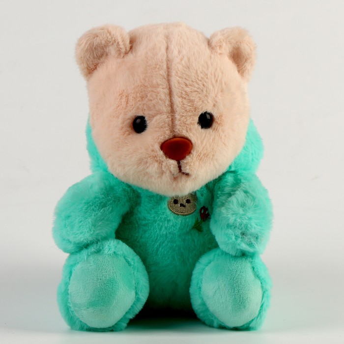мягкая игрушка медвежонок в костюме 23 см цвет бирюзовый Мягкая игрушка «Медвежонок» в костюме, 23 см, цвет бирюзовый