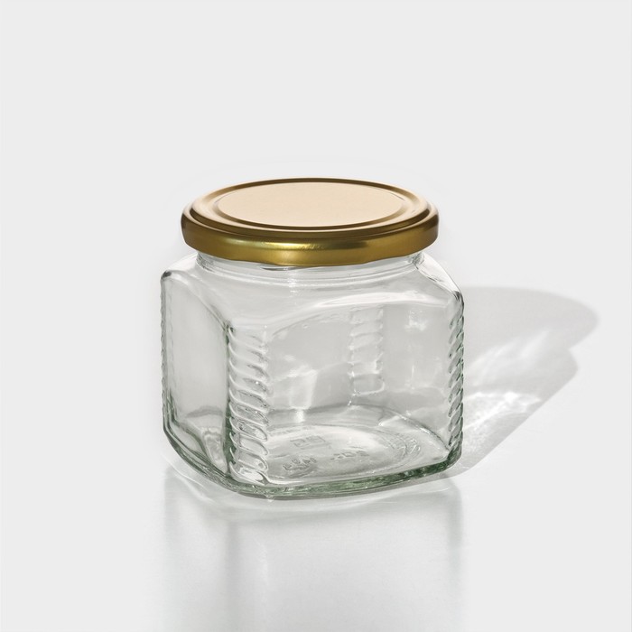 фото Набор стеклянных банок с крышкой для консервации, то-82 мм, для свечей, 0,39 л, 6 шт