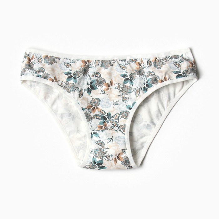 

Трусы женские слипы Miss Beautiful MB-9717, цвет белый/серый, р-р XXL (52-54)