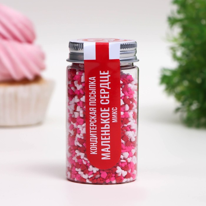 

Посыпка кондитерская «Маленькое сердце», микс, 50 г
