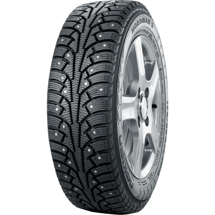 Шина зимняя шипованная Nordman 5 185/60 R14 82T euro 519 185 60 r14 82t шипованная