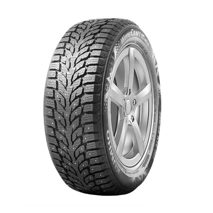 Шина зимняя шипованная Kumho WinterCraft ice Wi32 225/55 R17 101T шина зимняя шипованная kumho wintercraft ice wi31 225 55 r17 101t