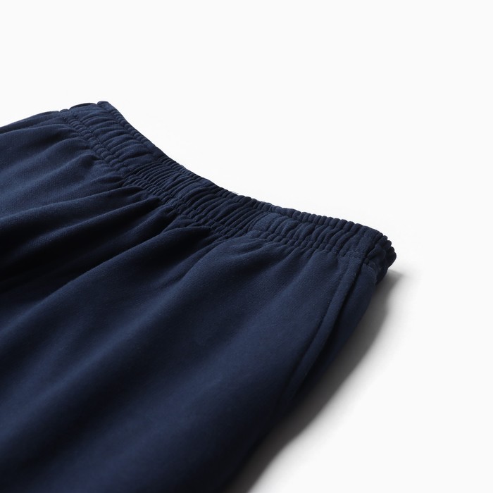 фото Брюки спортивные для мальчика, начёс, цвет тёмно-синий, рост 146 см radi