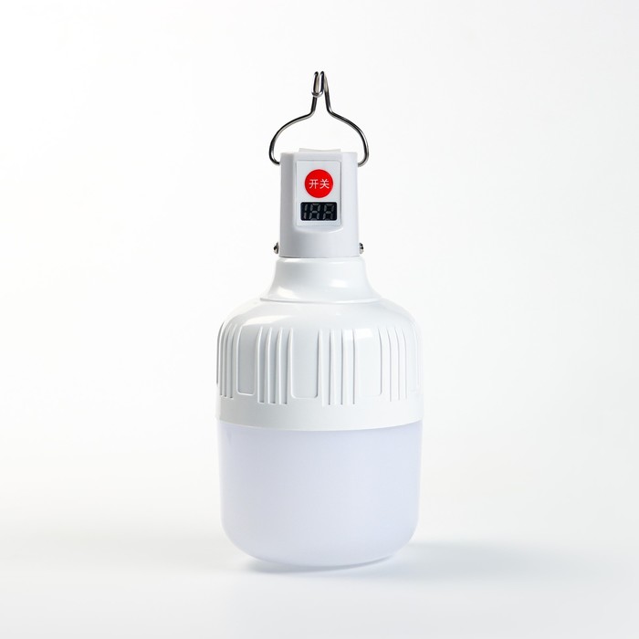 Фонарь кемпинговый аккумуляторный 20 Вт 2400 мАч 2835 3 режима индикатор заряда 379₽