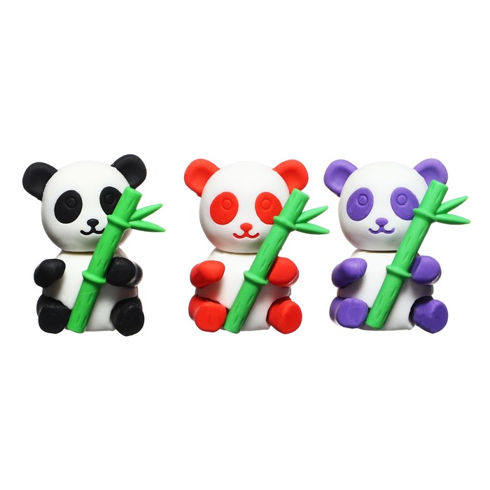 Ластик фигурный Панда с бамбуком, МИКС printio сумка панда с бамбуком