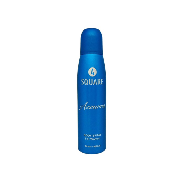 

Дезодорант-спрей женский парфюмированный, 4 Square Azzurra, 150 мл