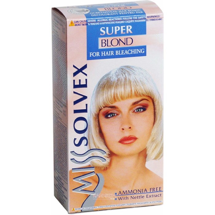 фото Осветлитель для волос prestige miss solvex super blond