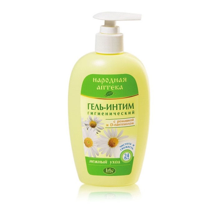 

Гель для интимной гигиены Iris Cosmetic Народная аптека, с ромашкой и D-пантенолом, 250 мл