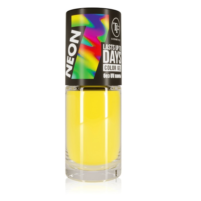 

Лак для ногтей TF Color Gel Lasts Up To 7 Days Neon, тон 311 Banana Party, 8 мл