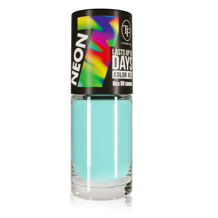 

Лак для ногтей TF Color Gel Lasts Up To 7 Days Neon, тон 319 Light Breeze, 8 мл