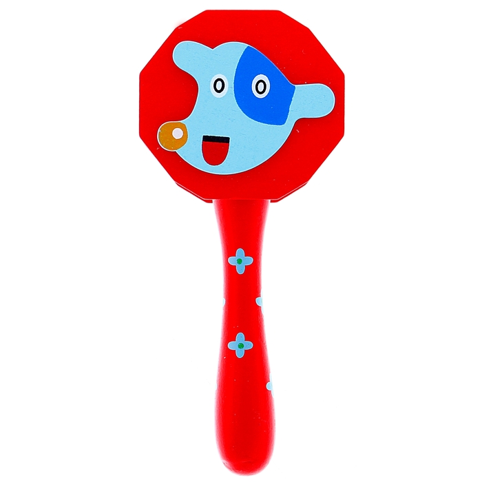 Игрушка музыкальная погремушка "Собачка"