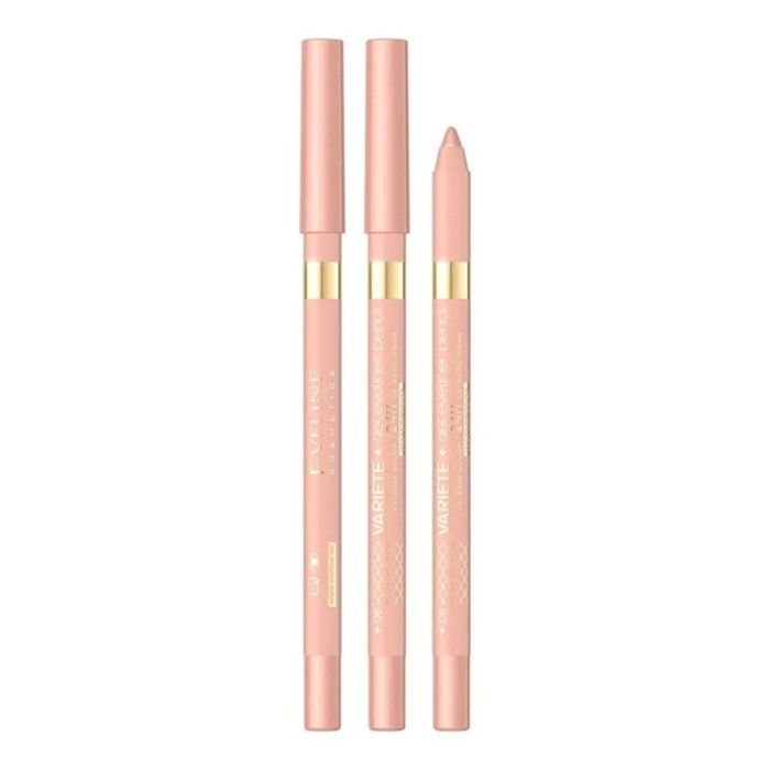 

Карандаш для глаз Eveline Variété Gel, гелевый, водостойкий, 06 champagne