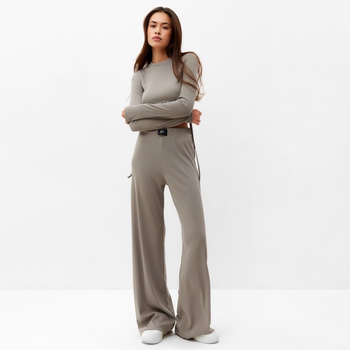 Комплект женский (брюки, джемпер) MIST, размер 42, цвет серый