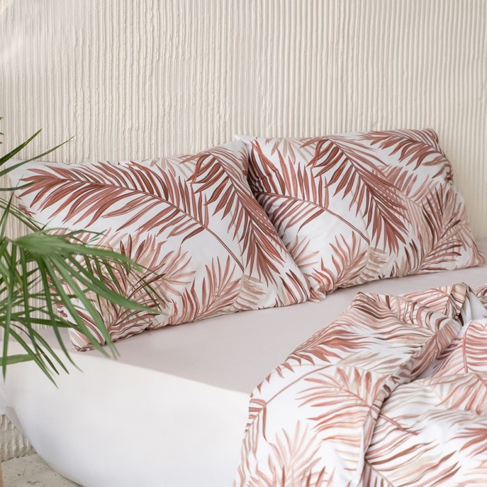 

Постельное бельё 2 сп, размер «Палмс», размер 175x215 см, 50x70 см - 2 шт