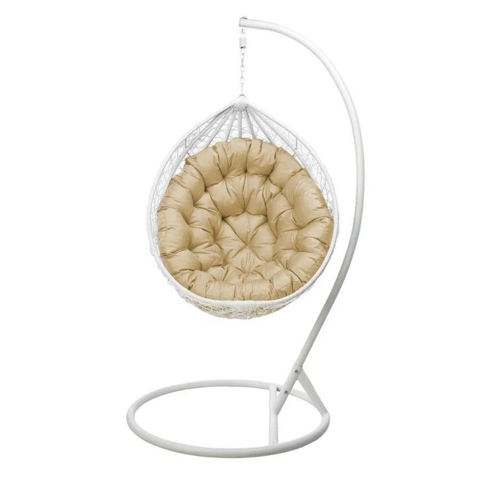 Подушка для качелей «Вилли», диаметр 115 см, цвет бежевый