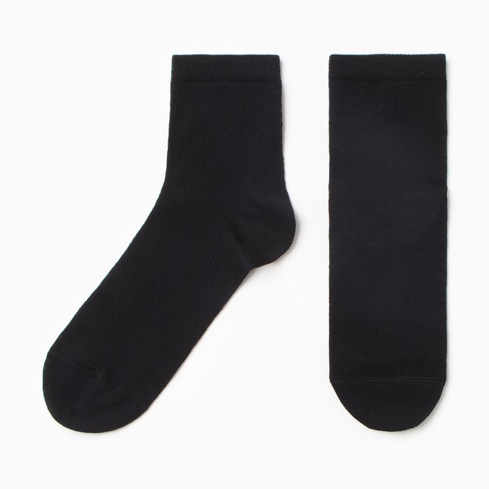 Носки женские, цвет черный, размер 25