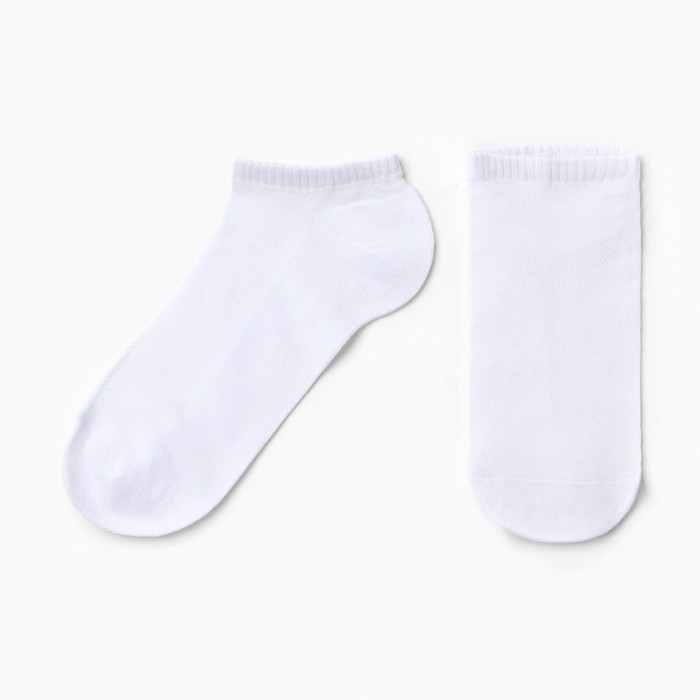 Носки женские укороченные, цвет белый, размер 25 цена и фото
