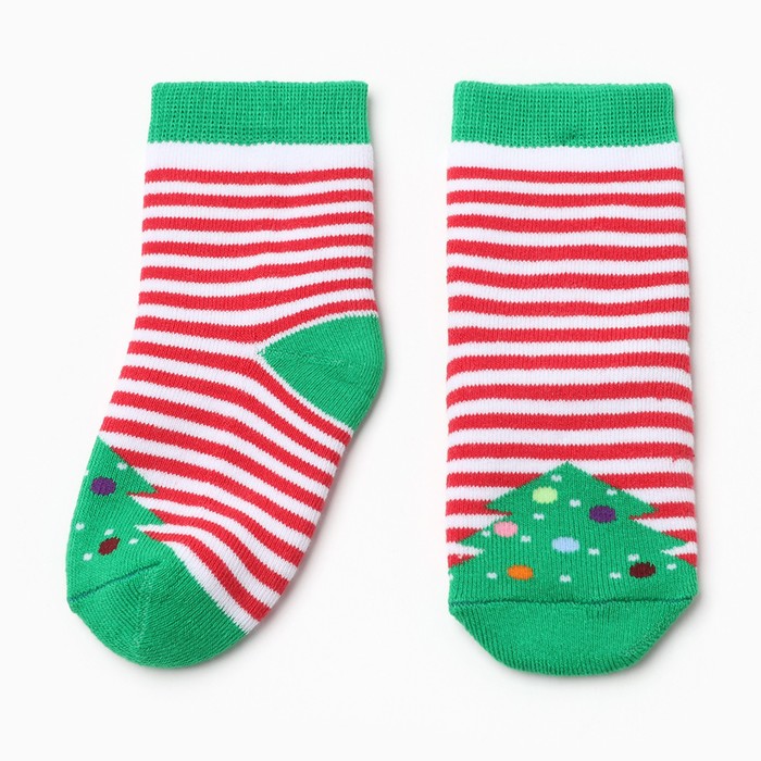 Носки махровые детские, цвет зелёный, р-р 12-14 носки детские хох махровые dz 3r18 р 12 14