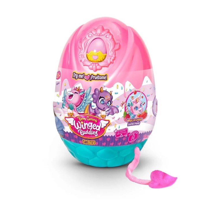 

Мягкая игрушка Baby Gemmy, 22 см, в яйце с аксессуарами, свет, МИКС