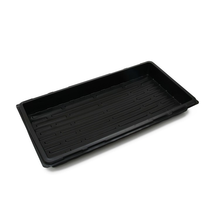 

Поддон для рассады, 55 × 30 × 5,6 см, пластик, чёрный, Greengo